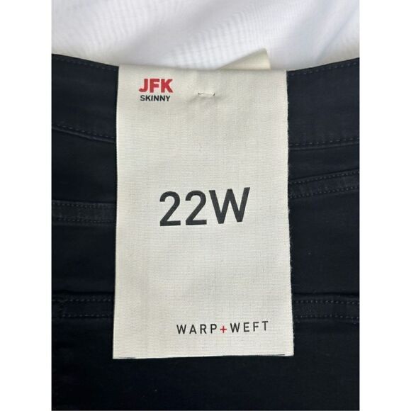 Warp+Weft Women’s Black JFK Skinny Plus Size 22W - Picture 11 of 11